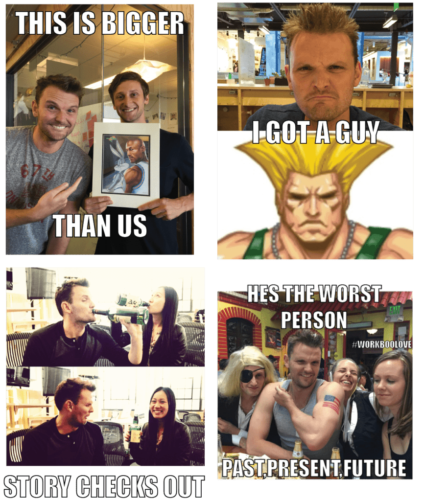 Tommy's Airbnb farewell collage